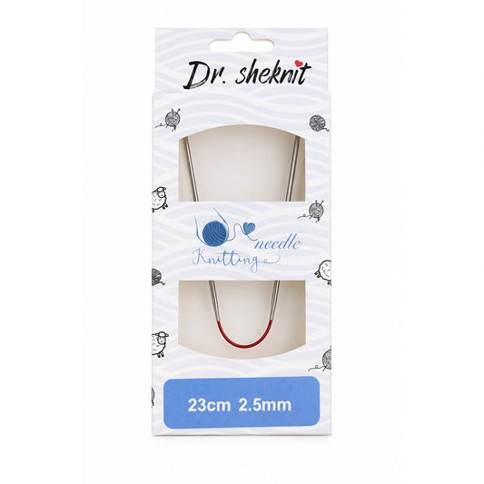 Dr.SheKnit 23cm Flexible Double-Pointed Knitting Needle – Single Size or 13-Piece Set KN058