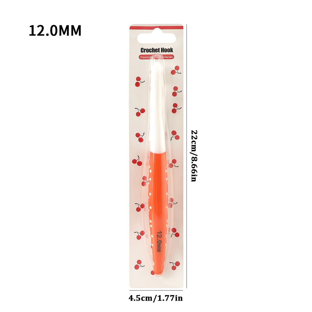 Cherry Two-Tone Large Crochet Hooks, 1, 3 or 6-Piece Options – CH166