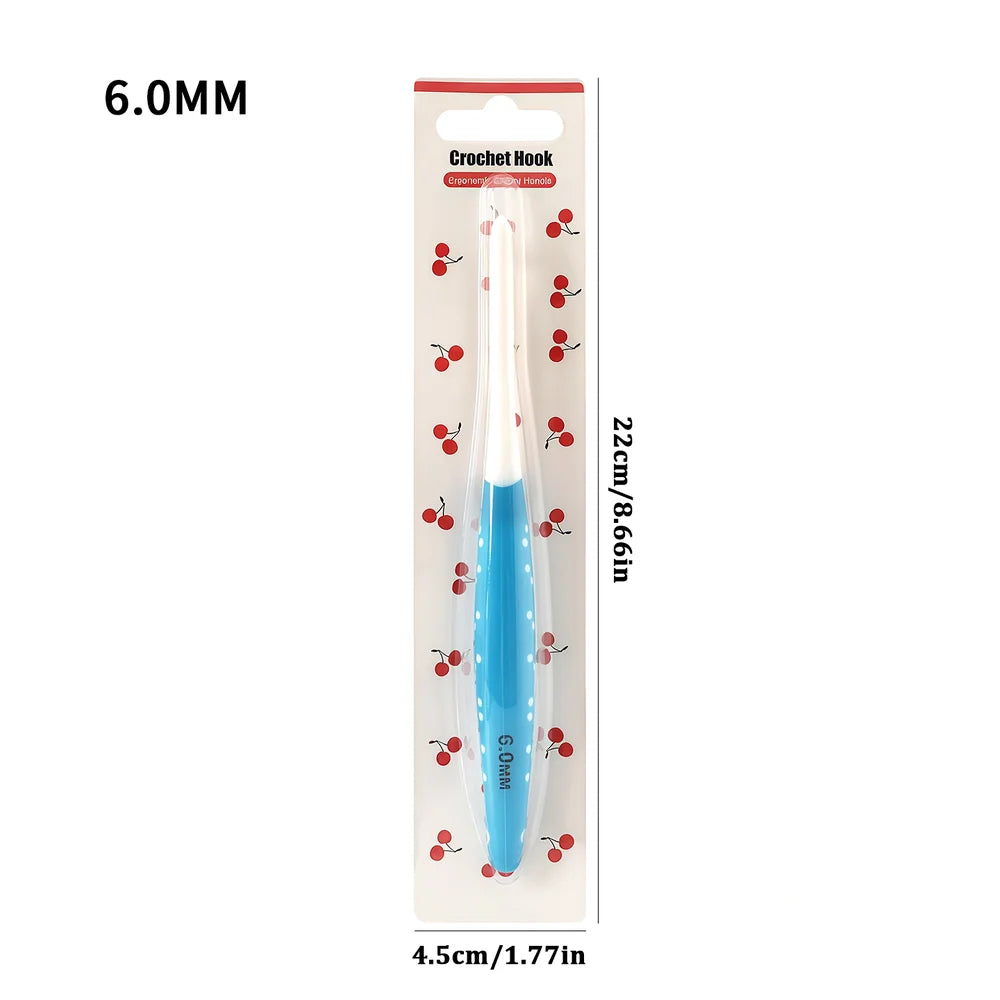 Cherry Two-Tone Large Crochet Hooks, 1, 3 or 6-Piece Options – CH166