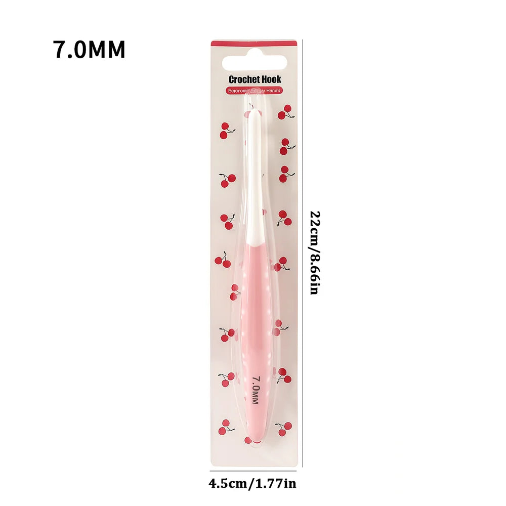 Cherry Two-Tone Large Crochet Hooks, 1, 3 or 6-Piece Options – CH166