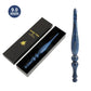 Vintage blue wooden crochet hook with premium gift packaging