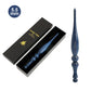 Vintage blue wooden crochet hook with premium gift packaging