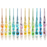 Dr.SheKnit CH176 floral resin ergonomic crochet hooks size and color collection