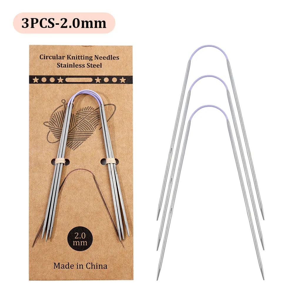 Dr.SheKnit Flexible Double-Pointed Knitting Needles, 3-Piece Set – KN058