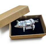 Dr.SheKnit Antique Silver Pig-Shaped Mini Tape Measure – TM26012