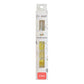 CH179 4.0 mm yellow silver foil floral resin crochet hook in retail packaging