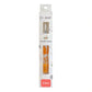 CH179 5.0 mm orange silver foil floral resin crochet hook in retail packaging