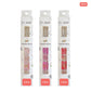 CH179 three-piece silver foil floral resin crochet hook set in 2.0, 2.5 and 3.0 mm sizes