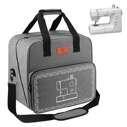 Dr.SheKnit compact sewing machine carrying case with detachable shoulder strap