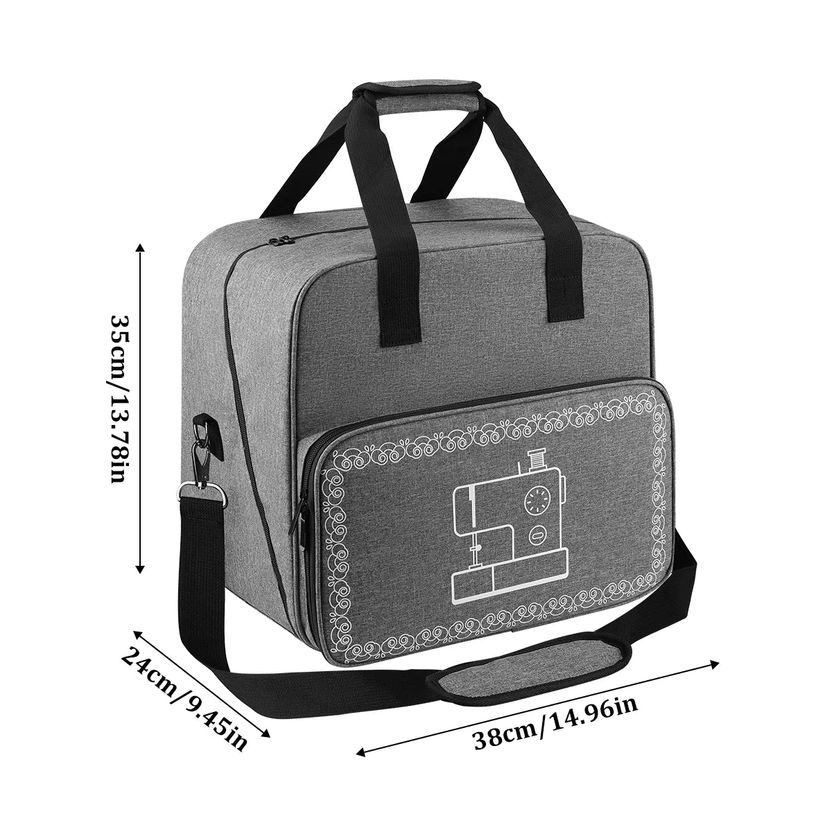Compact Padded Sewing Machine Carrying Case – EB042-C3