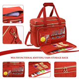 Large Quilted Yarn Storage Bag with Tool Organizer – EB123