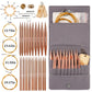 Dr.SheKnit 13-size interchangeable circular knitting needle set with gray organizer