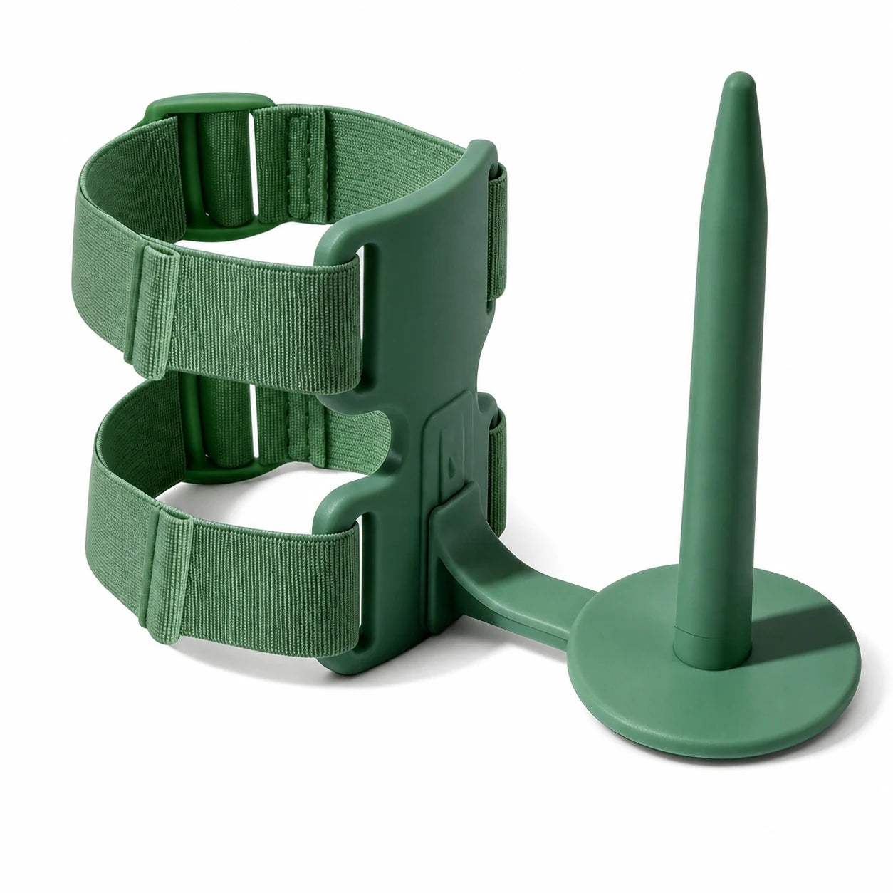 Dr.SheKnit DY319 adjustable hands-free arm yarn holder dark green