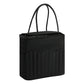Black EB126 canvas yarn storage bag with zippered top and carry handles