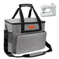 Dr.SheKnit gray sewing machine carrying case with detachable shoulder strap