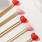 Heart-Shaped Silicone Knitting Needle Stoppers AC373-C14 – 6 Pack