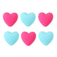 Heart-Shaped Silicone Knitting Needle Stoppers AC373-C14 – 6 Pack