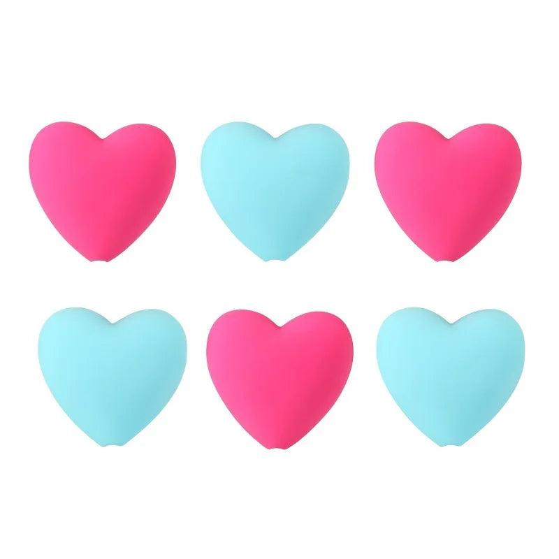 Heart-Shaped Silicone Knitting Needle Stoppers AC373-C14 – 6 Pack