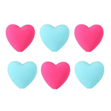 Heart-Shaped Silicone Knitting Needle Stoppers AC373-C14 – 6 Pack