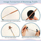 Instructions for connecting circular needle cables, stoppers and extension pieces