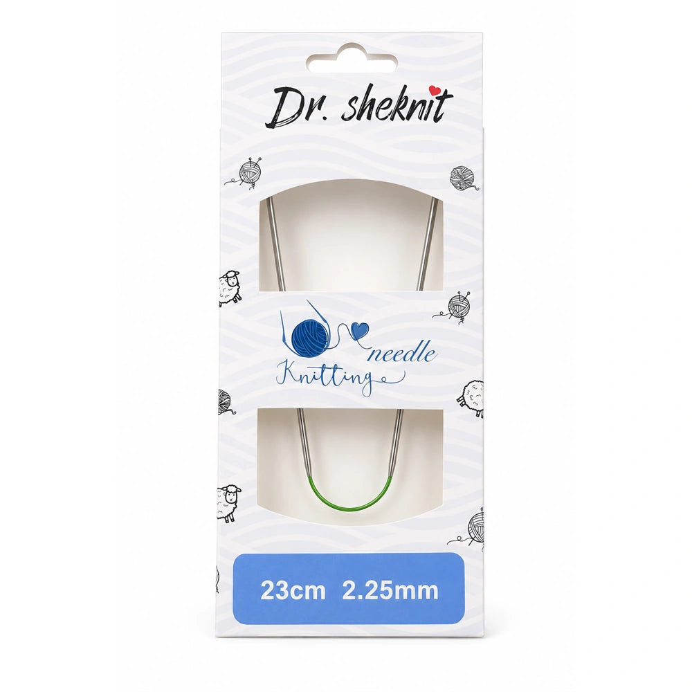 Dr.SheKnit 23cm Flexible Double-Pointed Knitting Needle – Single Size or 13-Piece Set KN058