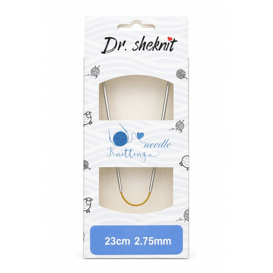 Dr.SheKnit 23cm Flexible Double-Pointed Knitting Needle – Single Size or 13-Piece Set KN058