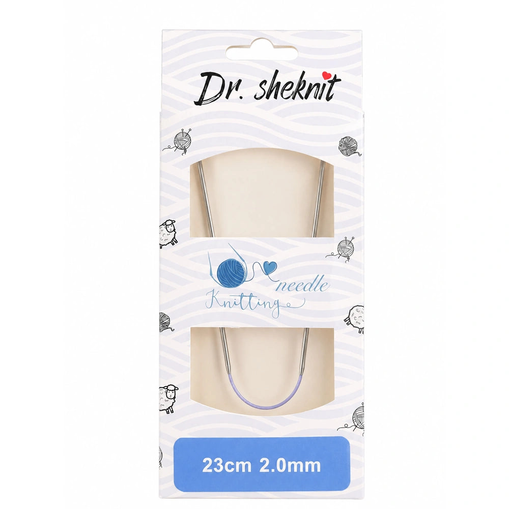 Dr.SheKnit 23cm Flexible Double-Pointed Knitting Needle – Single Size or 13-Piece Set KN058