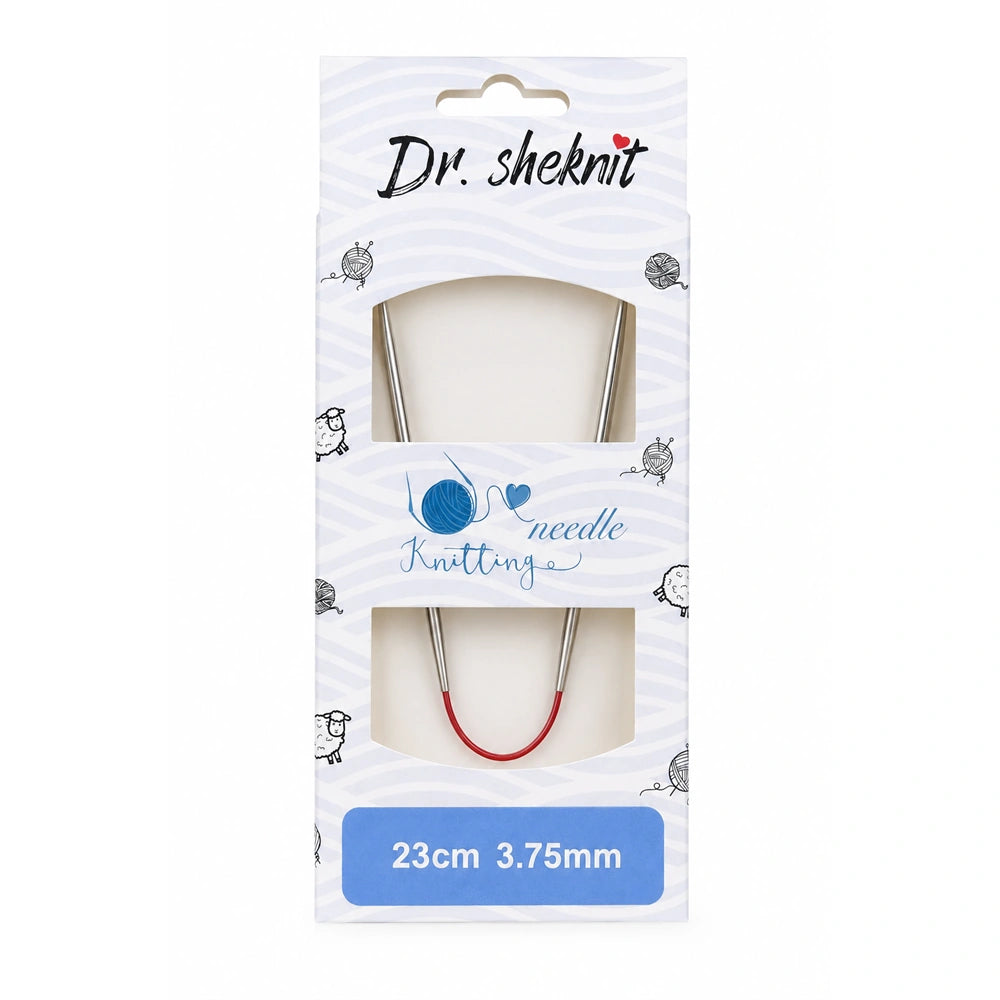 Dr.SheKnit 23cm Flexible Double-Pointed Knitting Needle – Single Size or 13-Piece Set KN058