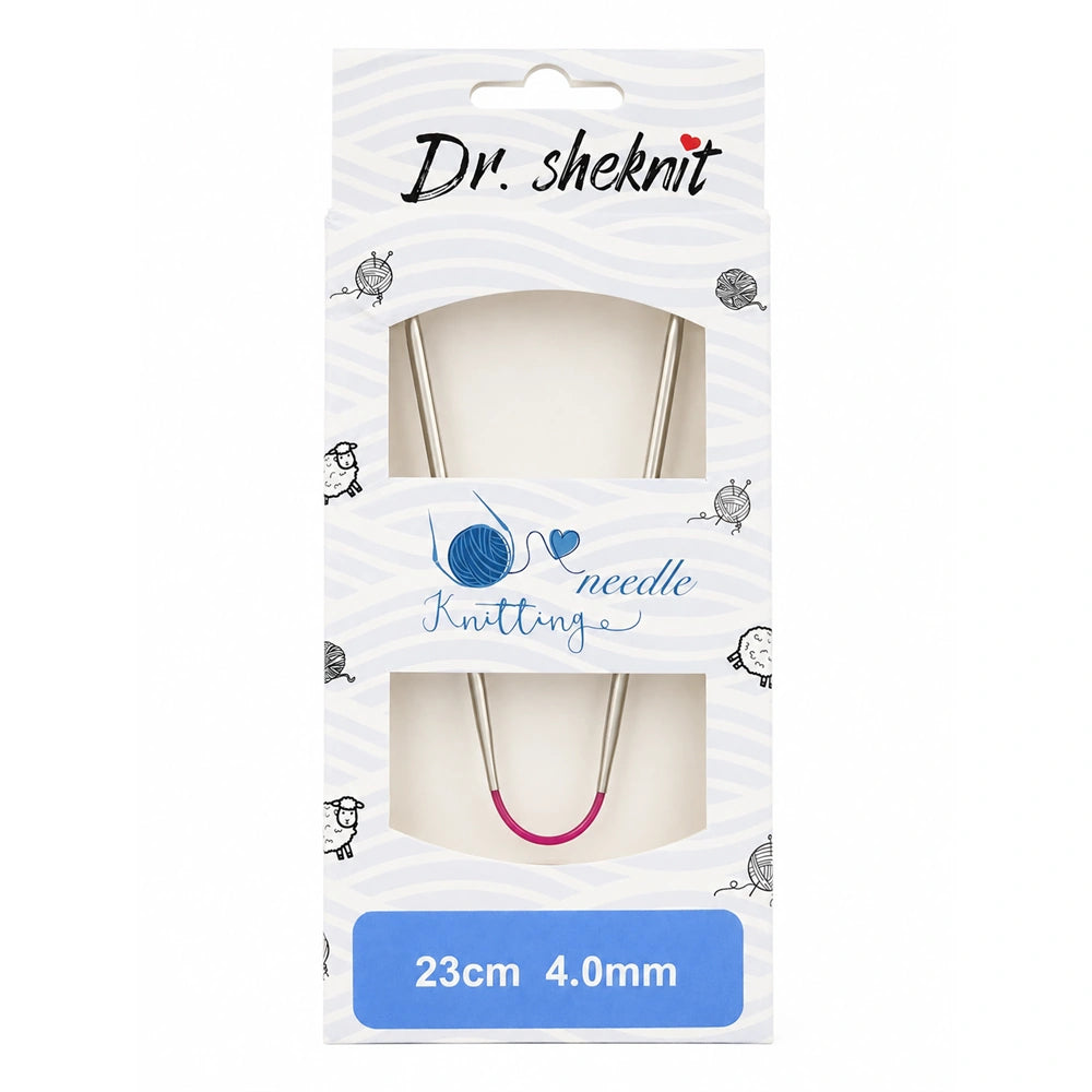 Dr.SheKnit 23cm Flexible Double-Pointed Knitting Needle – Single Size or 13-Piece Set KN058