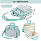 Floral Embroidery Storage Bag with Shoulder Strap – EB034-C8