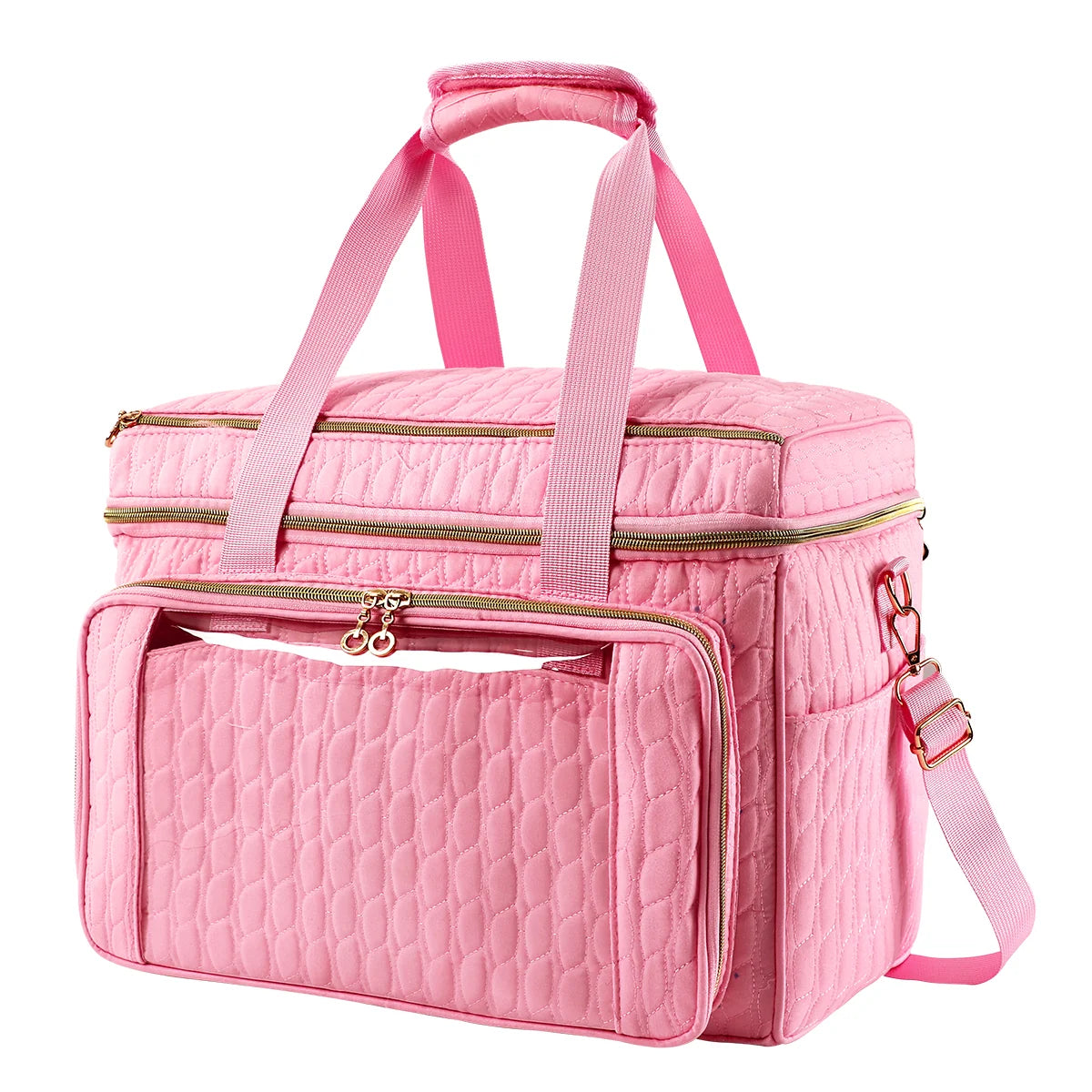 Large Quilted Yarn Storage Bag with Tool Organizer – EB123