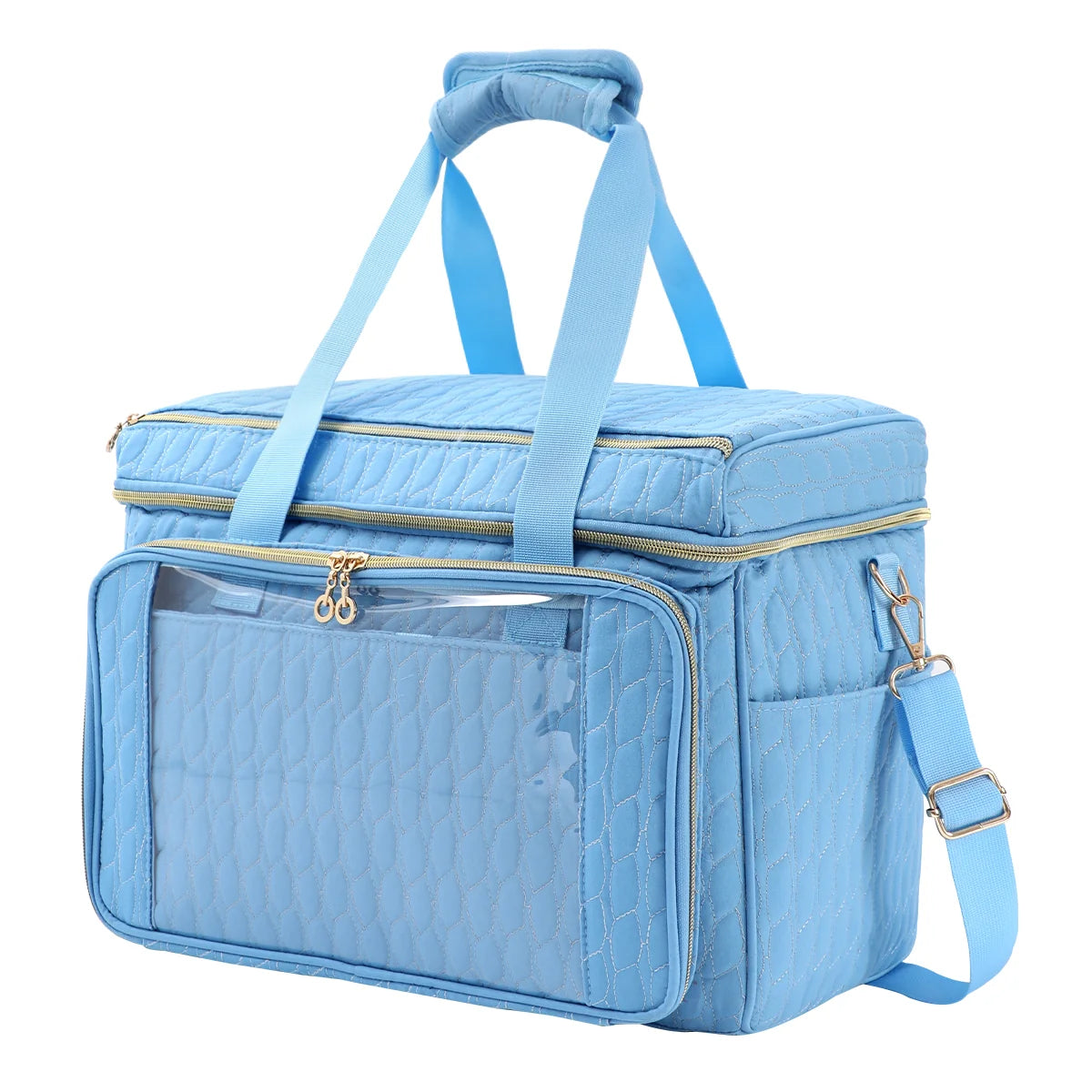 Large Quilted Yarn Storage Bag with Tool Organizer – EB123
