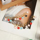 Numbered Knitting Stitch Marker Set 0–9 with Holder Chain – AC366-C1