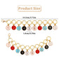 Numbered Knitting Stitch Marker Set 0–9 with Holder Chain – AC366-C1