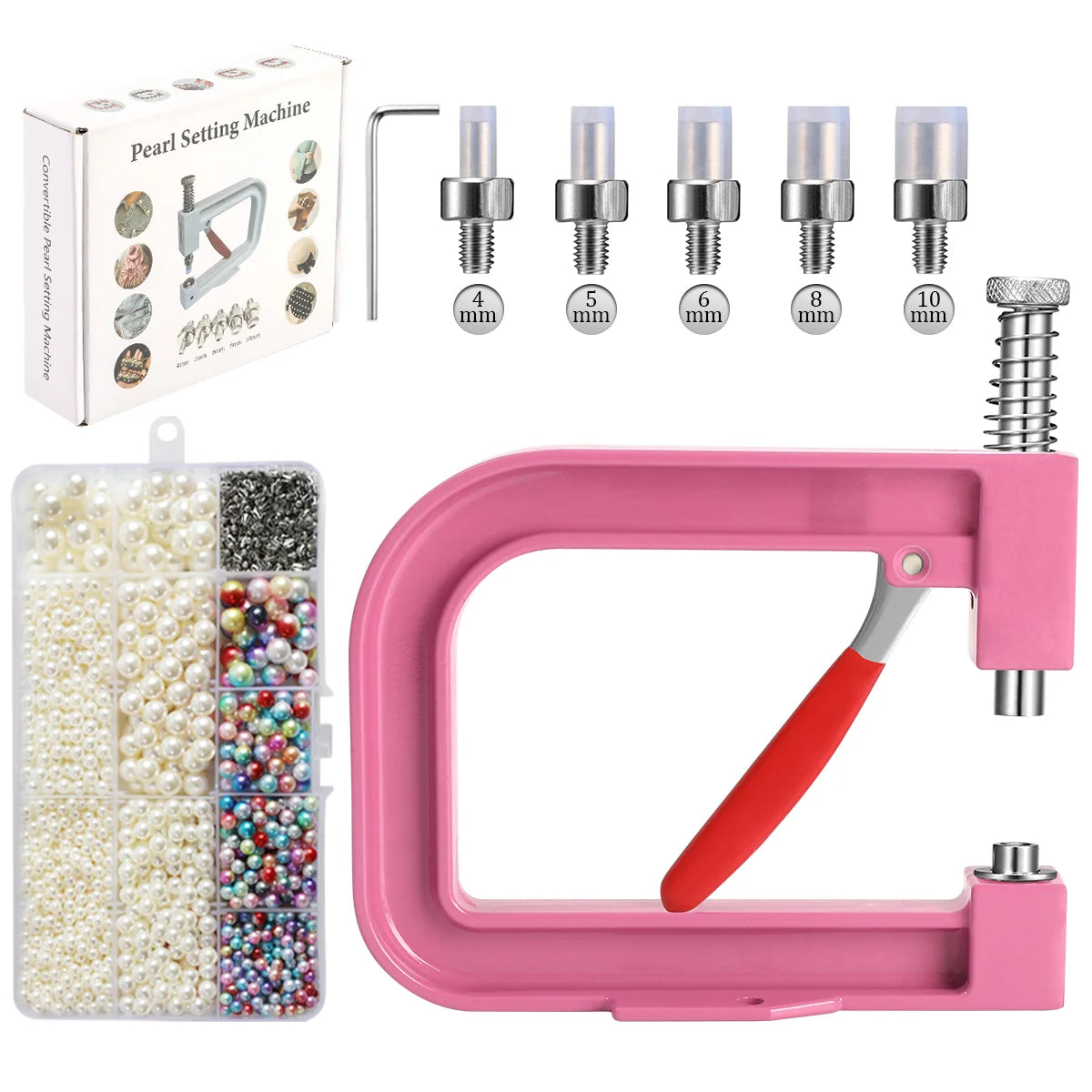 Hand Press Pearl Rivet Setting Tool for Clothing & Crafts – BT087