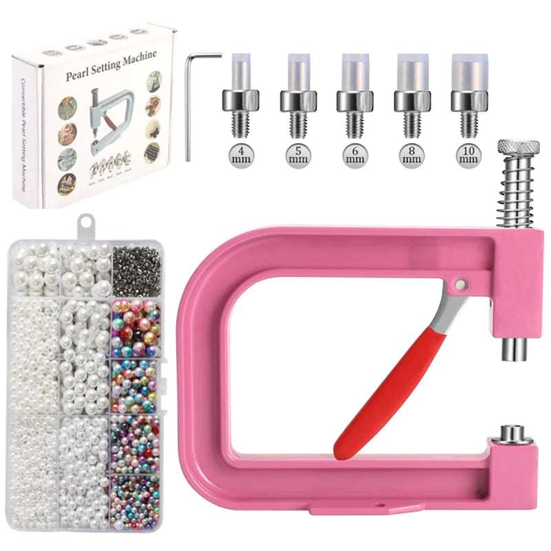 Hand Press Pearl Rivet Setting Tool for Clothing & Crafts – BT087