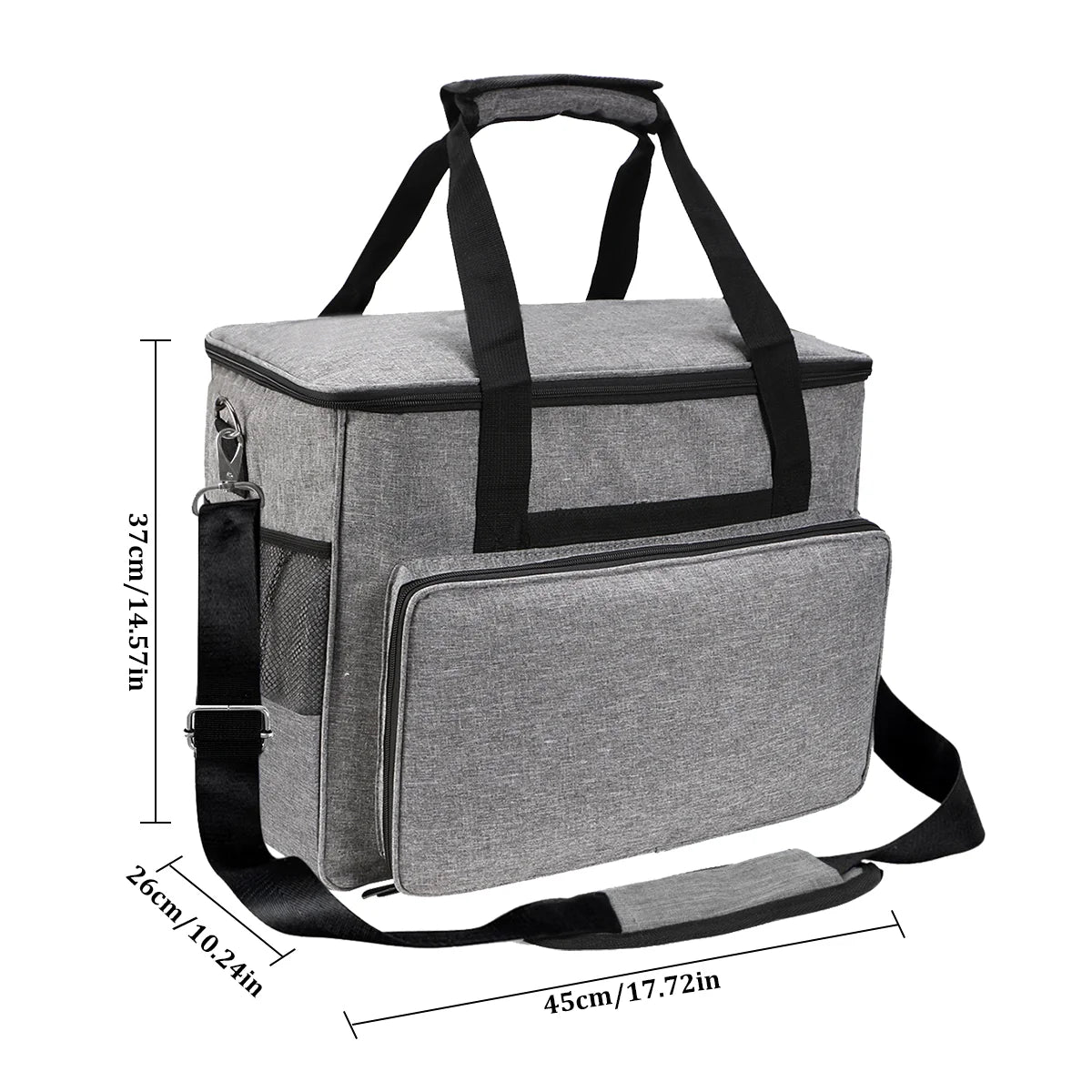Padded Sewing Machine Carrying Case with Storage Pockets – EB024