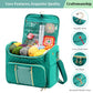Quilted Yarn Storage Bag with Crochet Hook Organizer – EB122