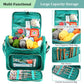 Quilted Yarn Storage Bag with Crochet Hook Organizer – EB122